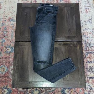 Faded Black Banana Republic Jeans - Rips on both knees